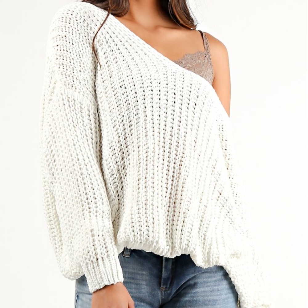 Angl cloud knit sweater - ivory